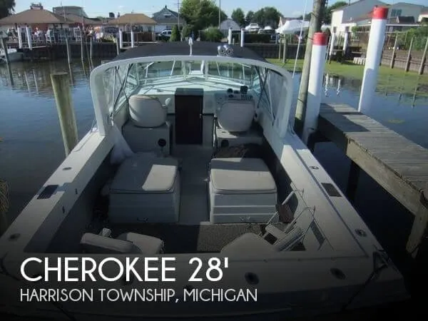 Slide: The Image of Cherokee 28 Sports Fisherman 1985 - 0