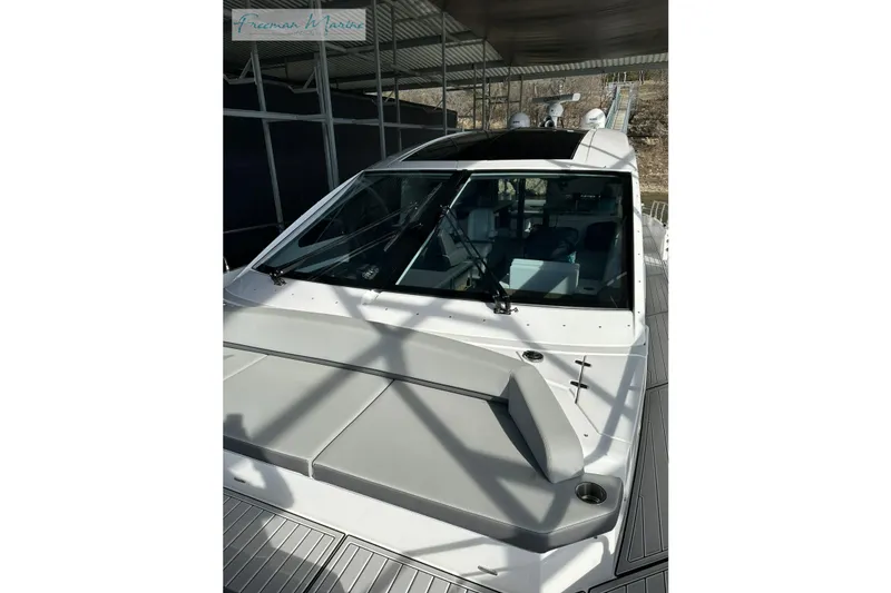 Slide: The Image of 2022 Cruisers Yachts 60 Cantius, sleek design, spacious deck, modern features. - 51