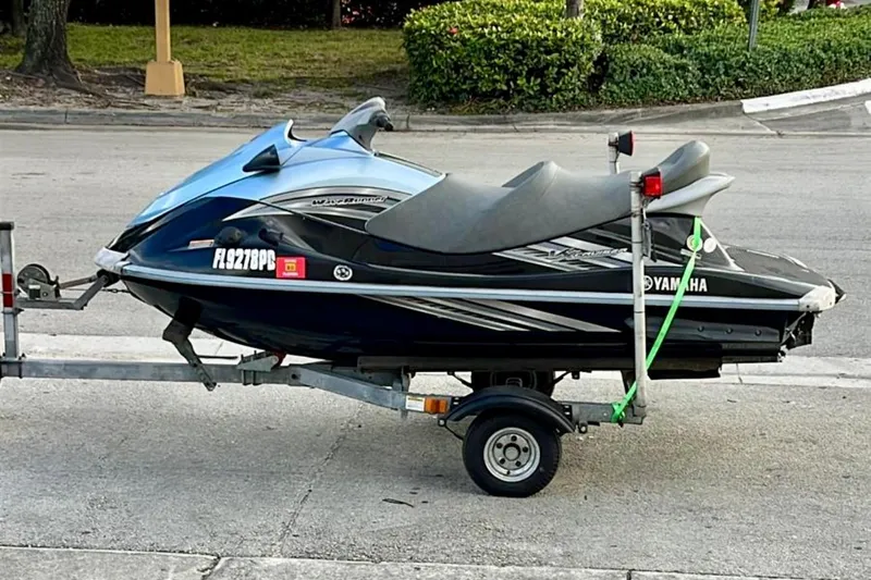 The Image of 2011 Yamaha WaveRunner VX Cruiser on trailer, parked on street. - 0