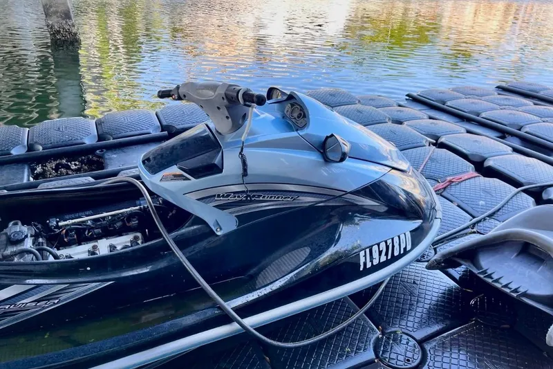 Slide: The Image of 2011 Yamaha WaveRunner VX Cruiser on dock, ready for water adventure. - 3