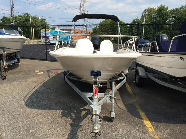 Slide: The Image of Boston Whaler 150 Super Sport with trailer - Certified Preowned 2013 - 3