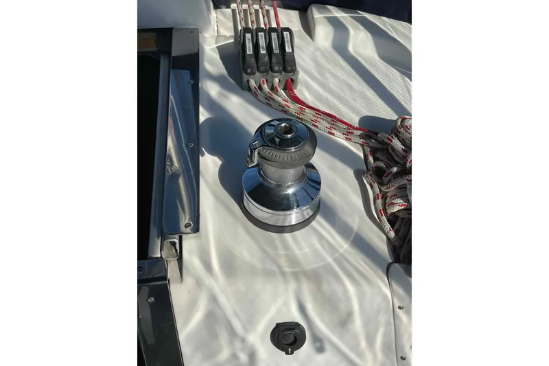 Slide: The Image of Engine room of 2010 Hunter 45 Center Cockpit with Fischer Panda generator. - 69