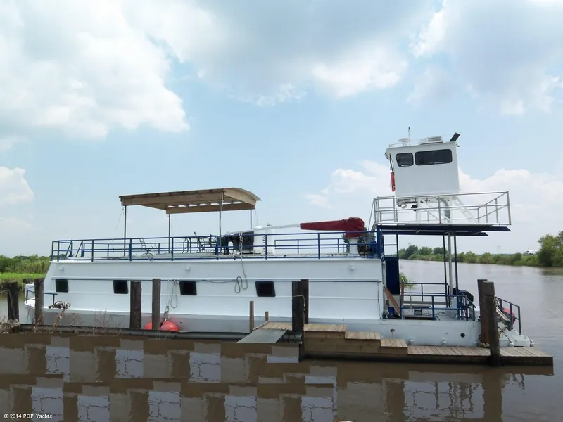 Slide: The Image of custom Houseboat 70 Steel Barge 2012 - 1