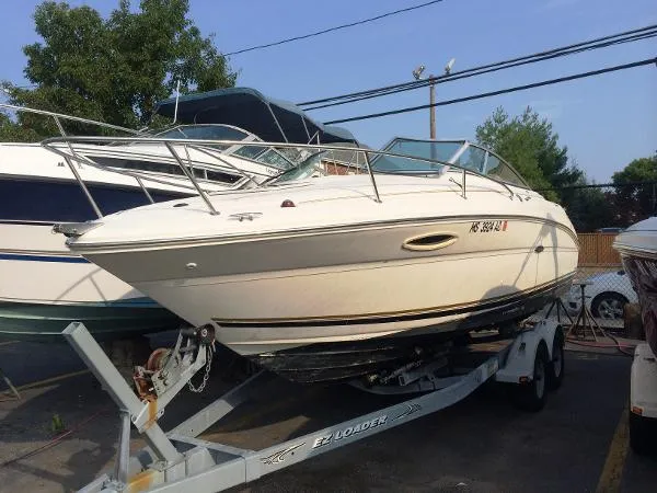 Slide: The Image of Sea Ray 225 Weekender with trailer 2001 - 0