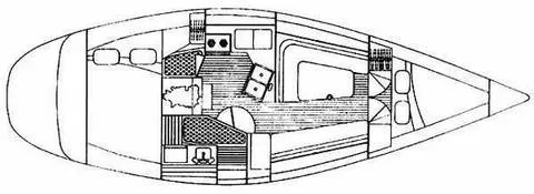 Slide: The Image of Hunter 35.5 Legend 1994 - 6