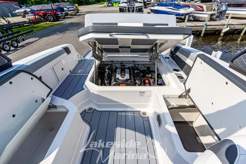 Slide: The Image of 2026 Chaparral SSX 6 boat engine compartment at Lakeside Marina. - 14