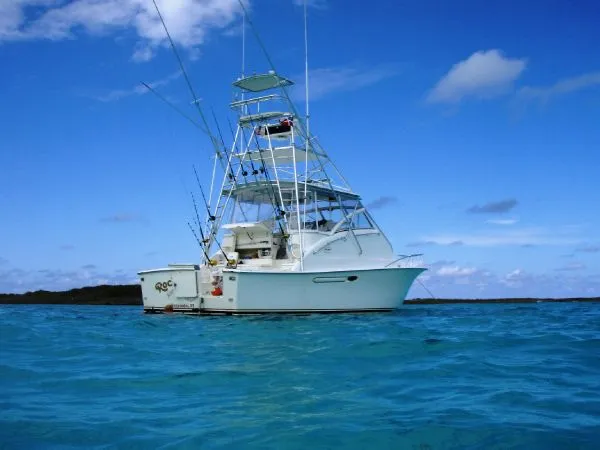 Slide: The Image of Ocean Yachts 40 Express Sportfish with tower 2000 - 2