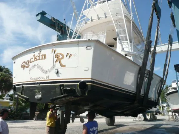 Slide: The Image of Ocean Yachts 40 Express Sportfish with tower 2000 - 3