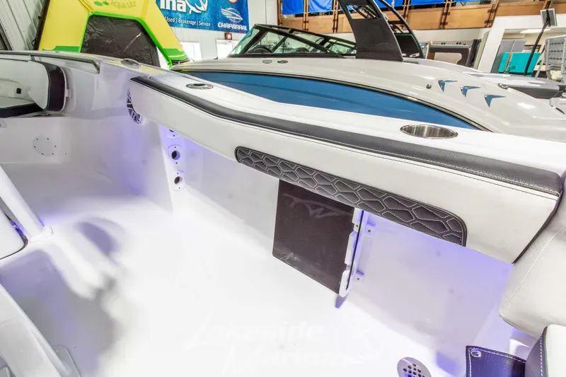Slide: The Image of 2026 Tidewater 220 LXF boat interior with sleek design and modern features. - 24