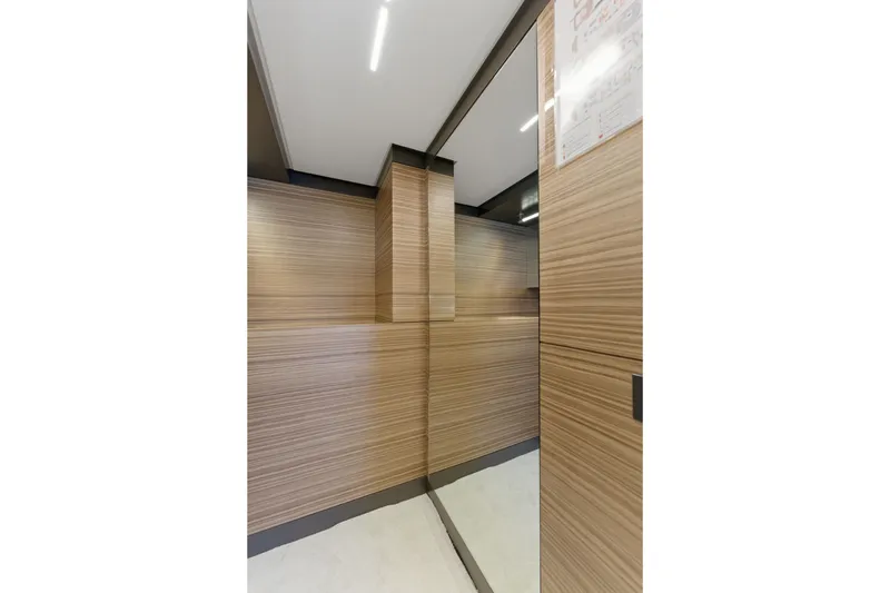 Slide: The Image of Luxurious bathroom interior of 2018 Ferretti Yachts 920 with modern design elements. - 48