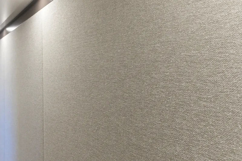 Slide: The Image of Luxurious twin cabin interior on 2018 Ferretti Yachts 920, featuring modern design and ocean view. - 63