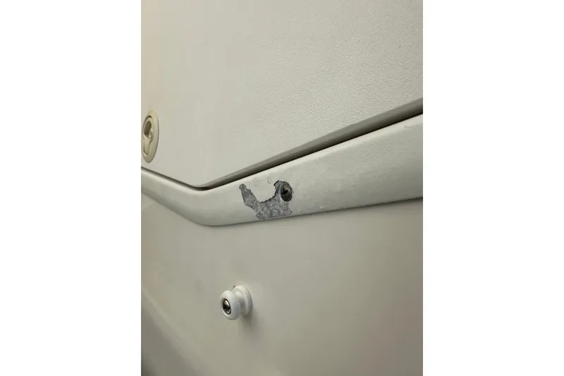 Slide: The Image of Close-up of a 2014 Tidewater 250 CC Adventure boat interior detail. - 25