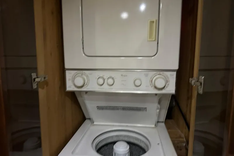 Slide: The Image of Stacked washer and dryer in 2006 Neptunus 56 Flybridge yacht. - 20