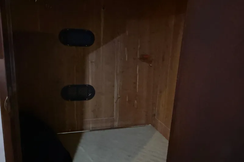 Slide: The Image of Wooden interior of 2006 Neptunus 56 Flybridge yacht cabin. - 29