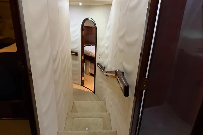 Slide: The Image of Interior hallway of 2006 Neptunus 56 Flybridge yacht with elegant design. - 41