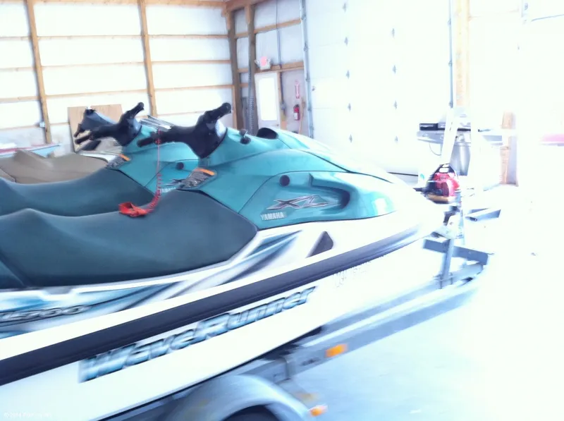 Slide: The Image of Yamaha (2) XL 700 Jet Skis w/Dual Trailer 2002 - 10