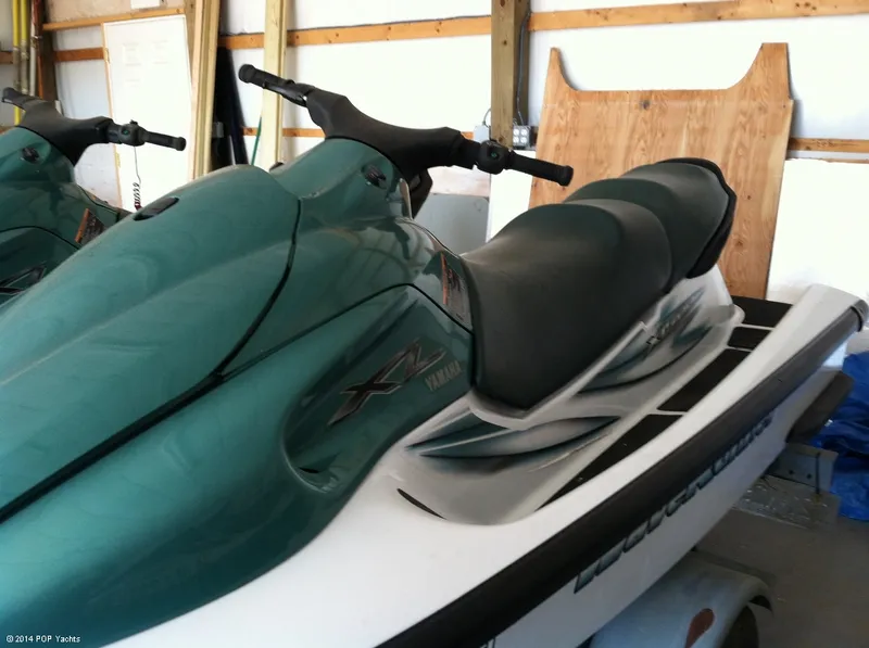 Slide: The Image of Yamaha (2) XL 700 Jet Skis w/Dual Trailer 2002 - 3