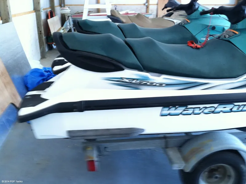 Slide: The Image of Yamaha (2) XL 700 Jet Skis w/Dual Trailer 2002 - 9