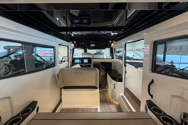 Slide: The Image of Interior of 2026 Navan C30 boat, featuring modern design and advanced navigation systems. - 9