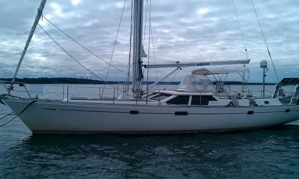 Slide: The Image of Oyster 485 Deck Saloon 1998 - 1