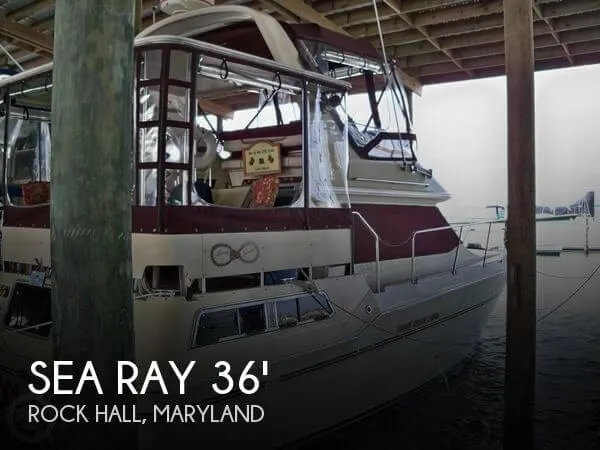 Slide: The Image of Sea Ray 360 Aft Cabin 1985 - 0