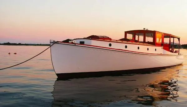 Slide: The Image of Classic "Maine" Yacht Hardtop Picnic Cruiser 1928 - 0