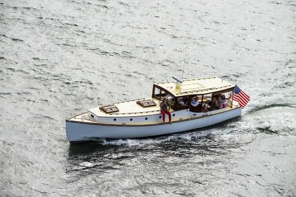 Slide: The Image of Classic "Maine" Yacht Hardtop Picnic Cruiser 1928 - 6