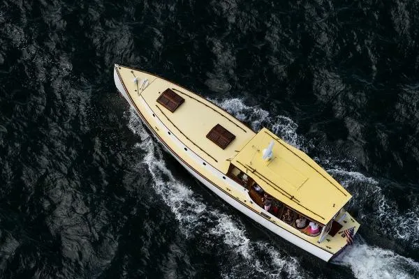 Slide: The Image of Classic "Maine" Yacht Hardtop Picnic Cruiser 1928 - 7
