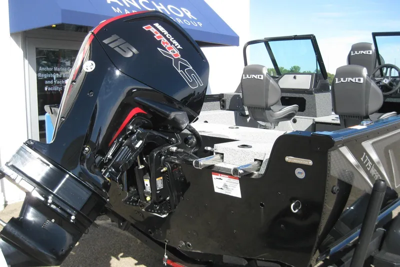 Slide: The Image of 2026 Lund 1775 Impact XS Sport boat with Mercury Pro XS engine at Anchor Marine. - 5
