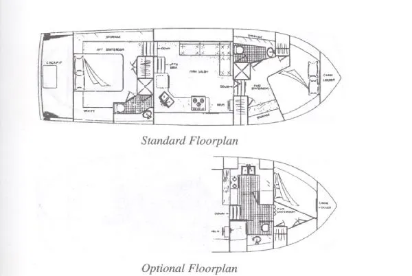 Slide: The Image of Californian Cockpit Motor Yacht 1985 - 1