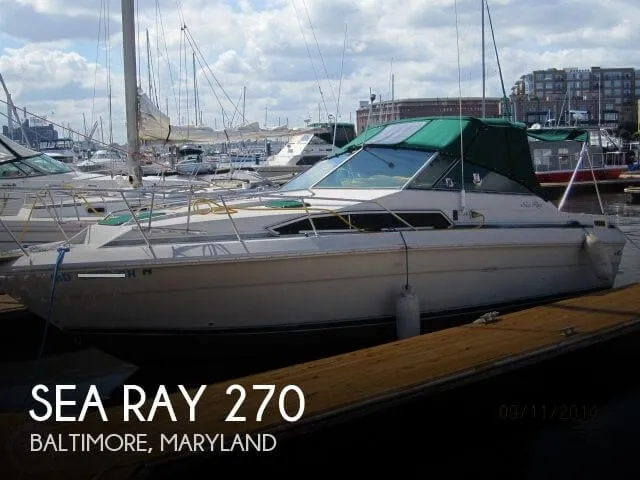 Slide: The Image of Sea Ray 270 1988 - 0