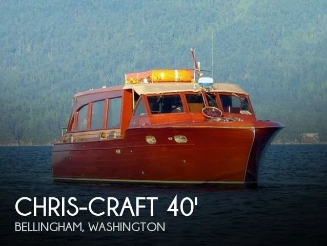 Slide: The Image of Chris-Craft 40 Venetian Water Taxi 1953 - 0