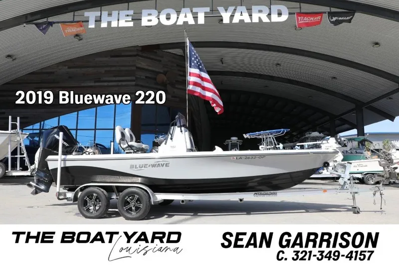 The Image of 2019 Bluewave Purebay 220 boat at The Boat Yard, Louisiana, with contact details. - 1