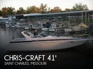 Slide: The Image of Chris-Craft 412 Amerosport 1987 - 0