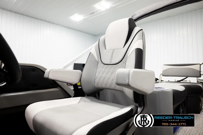 Slide: The Image of Luxurious seating in 2026 Avalon LSZ QLS boat, featuring modern design and comfort. - 47