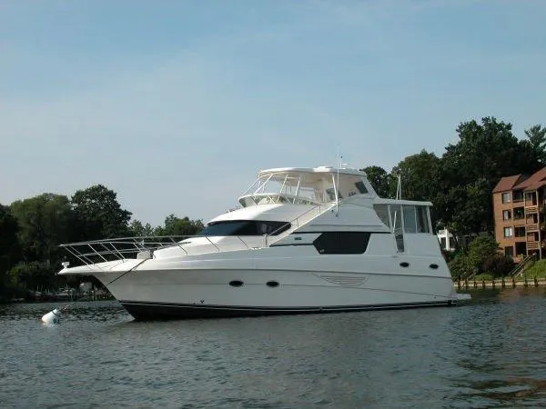 Slide: The Image of Silverton 453 Motor Yacht Great Shape! 2003 - 0