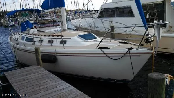 Slide: The Image of Catalina 34T Sailboat 1988 - 2