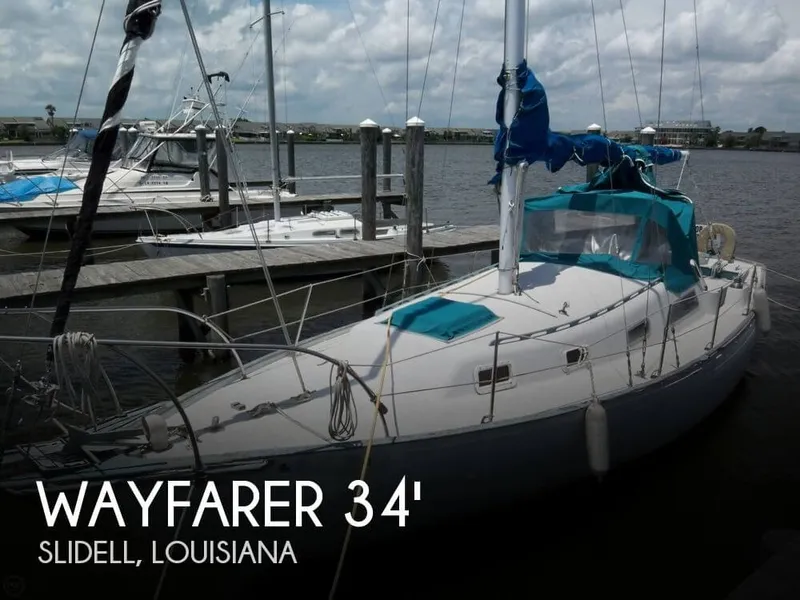 Slide: The Image of Wayfarer 34 Islander Sloop 1968 - 0