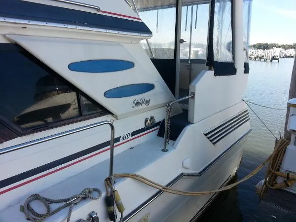 Slide: The Image of Sea Ray 410 Motor Yacht 1986 - 2