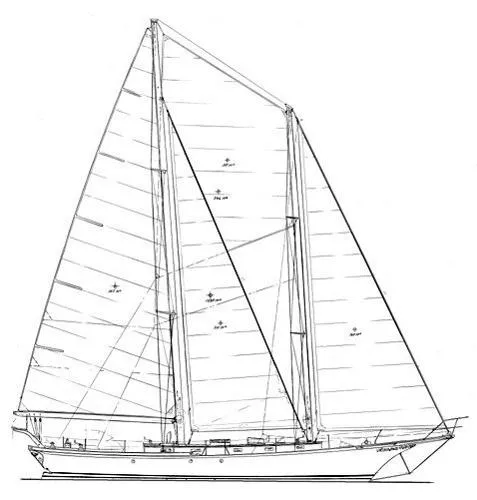 Slide: The Image of Cherubini 48 Schooner 1983 - 3
