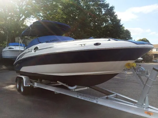 Slide: The Image of Sea Ray 240 Sundeck with Trailer 2003 - 2