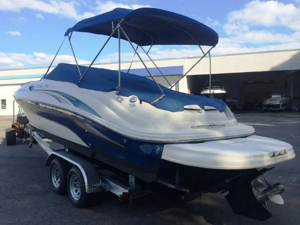 Slide: The Image of Sea Ray 240 Sundeck with Trailer 2003 - 5