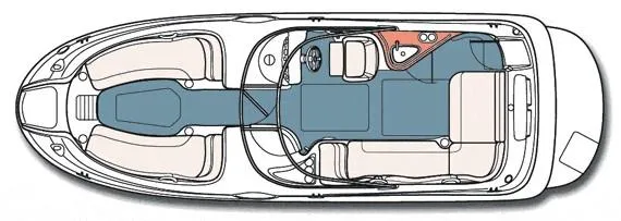Slide: The Image of Sea Ray 240 Sundeck with Trailer 2003 - 8