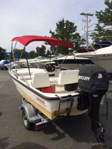 Slide: The Image of Boston Whaler 130 Sport with trailer 2005 - 5