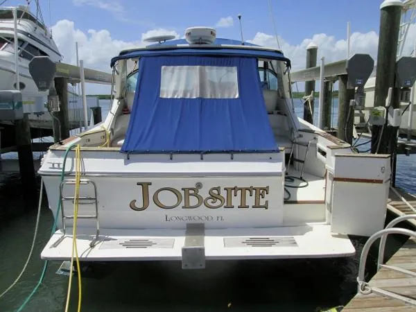 Slide: The Image of Sea Ray 390 Express Cruiser 1989 - 2