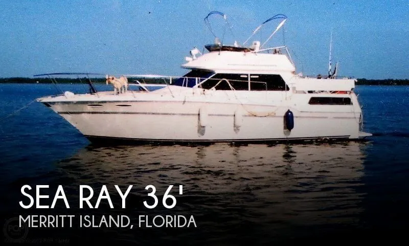 Slide: The Image of Sea Ray 360 Aft Cabin 1984 - 0