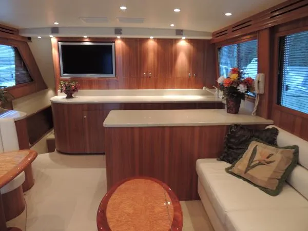 Slide: The Image of Ricker Bros Custom Sportfish 51 Enclosed Bridge Convertible 2005 - 1