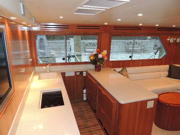 Slide: The Image of Ricker Bros Custom Sportfish 51 Enclosed Bridge Convertible 2005 - 7