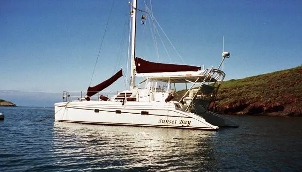 Slide: The Image of Manta 42 MK II Sail Catamaran 2003 - 0