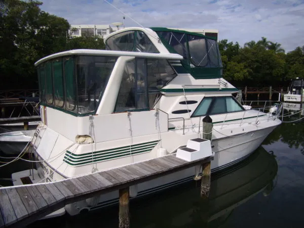 Slide: The Image of Sea Ray 410 Aft Cabin MY - CATS & Bow Thruster 1987 - 1